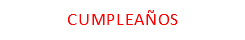 CUMPLEAÑOS